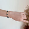 Black clover string bracelet