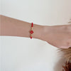 Red Clover String Bracelet