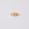 Three Strand Love And Stone Gold Ring