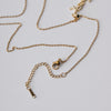 Ysl Gold Necklace With Stones