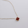 Vintage Alhambra Necklace In Red