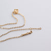 Mini Clover Centered Necklace In Gold