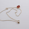 Vintage Alhambra Necklace In Red