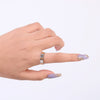 Two tone love ring with sizes