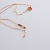 Mini Clover Centered Necklace In Red