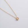 Mini Clover Centered Necklace In Gold