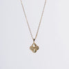 Movable Pendant Clover Necklace in Gold