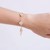 Clover bracelet in Mother of Pearl