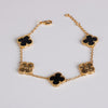 Black Clover And Gold Alhambra Bracelet